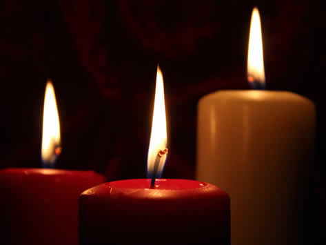 Candele per celebrazione funerali